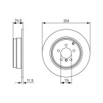 BOSCH Bremsscheibe