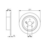 BOSCH Bremsscheibe