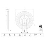 BOSCH Bremsscheibe