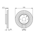 BOSCH Bremsscheibe