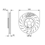BOSCH Bremsscheibe