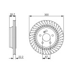 BOSCH Bremsscheibe