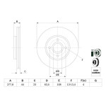 BOSCH Bremsscheibe