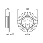 BOSCH Bremsscheibe