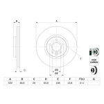 BOSCH Bremsscheibe