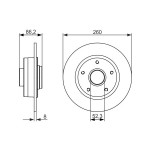 BOSCH Bremsscheibe