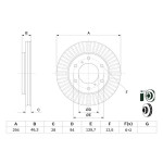 BOSCH Bremsscheibe