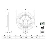 BOSCH Bremsscheibe