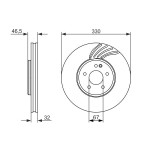 BOSCH Bremsscheibe