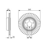 BOSCH Bremsscheibe