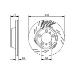 BOSCH Bremsscheibe