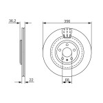 BOSCH Bremsscheibe