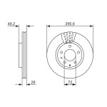 BOSCH Bremsscheibe