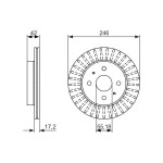 BOSCH Bremsscheibe