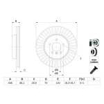 BOSCH Bremsscheibe