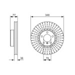 BOSCH Bremsscheibe