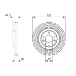 BOSCH Bremsscheibe
