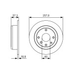 BOSCH Bremsscheibe