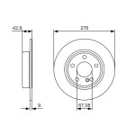 BOSCH Bremsscheibe