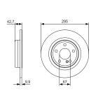BOSCH Bremsscheibe