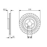 BOSCH Bremsscheibe