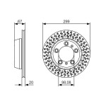 BOSCH Bremsscheibe