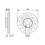 BOSCH Bremsscheibe