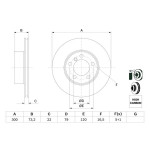 BOSCH Bremsscheibe