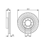 BOSCH Bremsscheibe