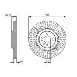 BOSCH Bremsscheibe