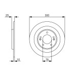BOSCH Bremsscheibe