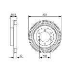 BOSCH Bremsscheibe