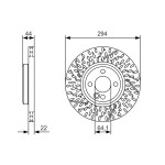 BOSCH Bremsscheibe