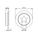 BOSCH Bremsscheibe