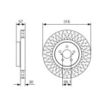 BOSCH Bremsscheibe