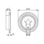BOSCH Bremsscheibe