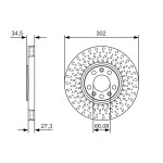 BOSCH Bremsscheibe