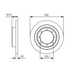 BOSCH Bremsscheibe