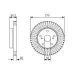 BOSCH Bremsscheibe