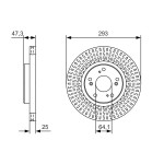 BOSCH Bremsscheibe