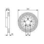 BOSCH Bremsscheibe