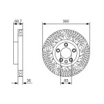 BOSCH Bremsscheibe