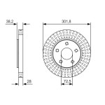 BOSCH Bremsscheibe