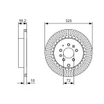 BOSCH Bremsscheibe