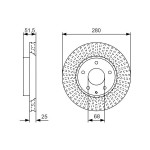 BOSCH Bremsscheibe