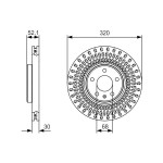 BOSCH Bremsscheibe