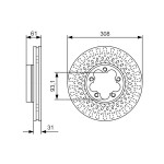BOSCH Bremsscheibe