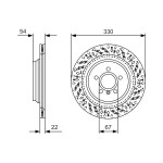 BOSCH Bremsscheibe