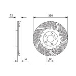BOSCH Bremsscheibe