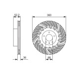 BOSCH Bremsscheibe